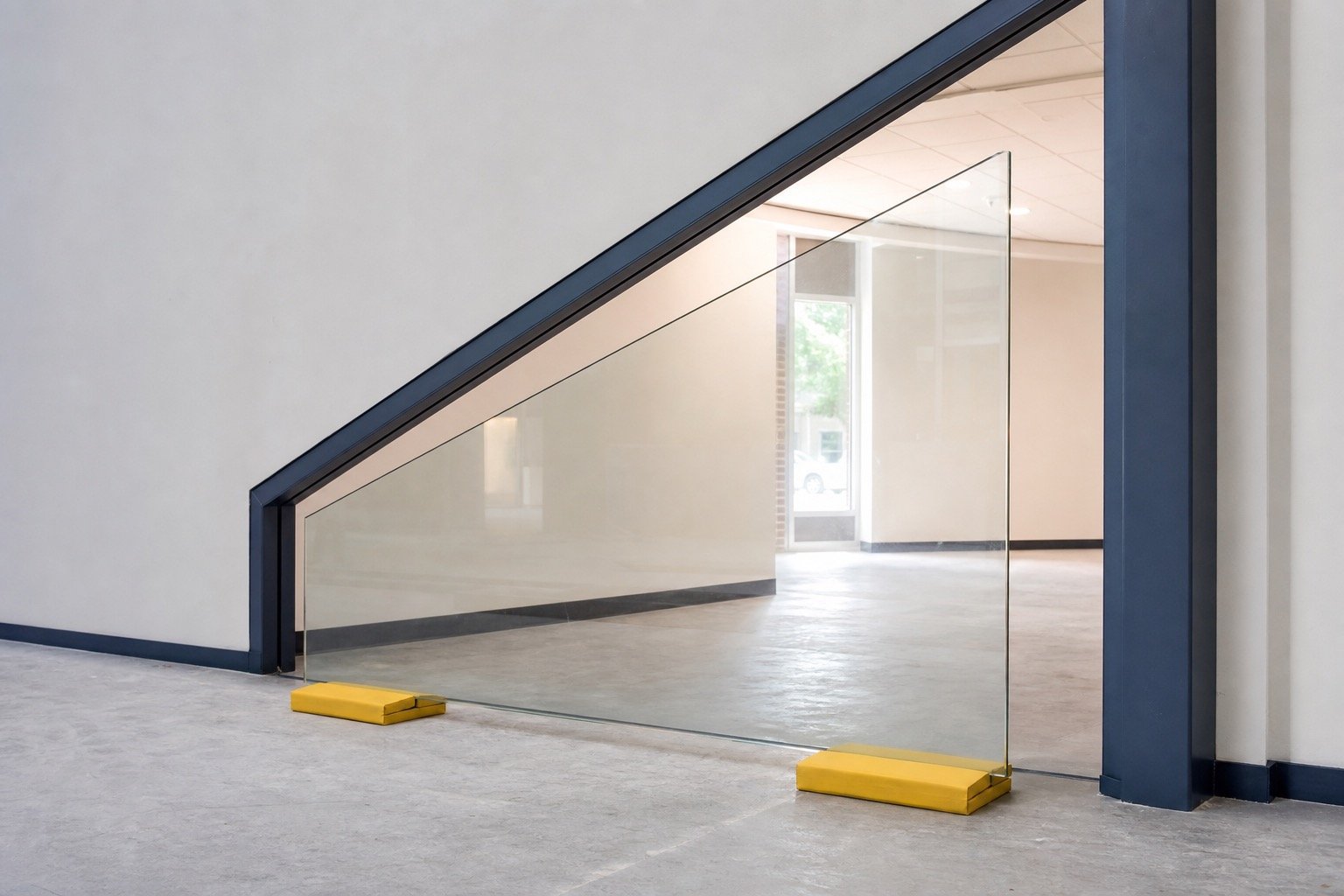 Site conditions considered for bent & curved glass projects