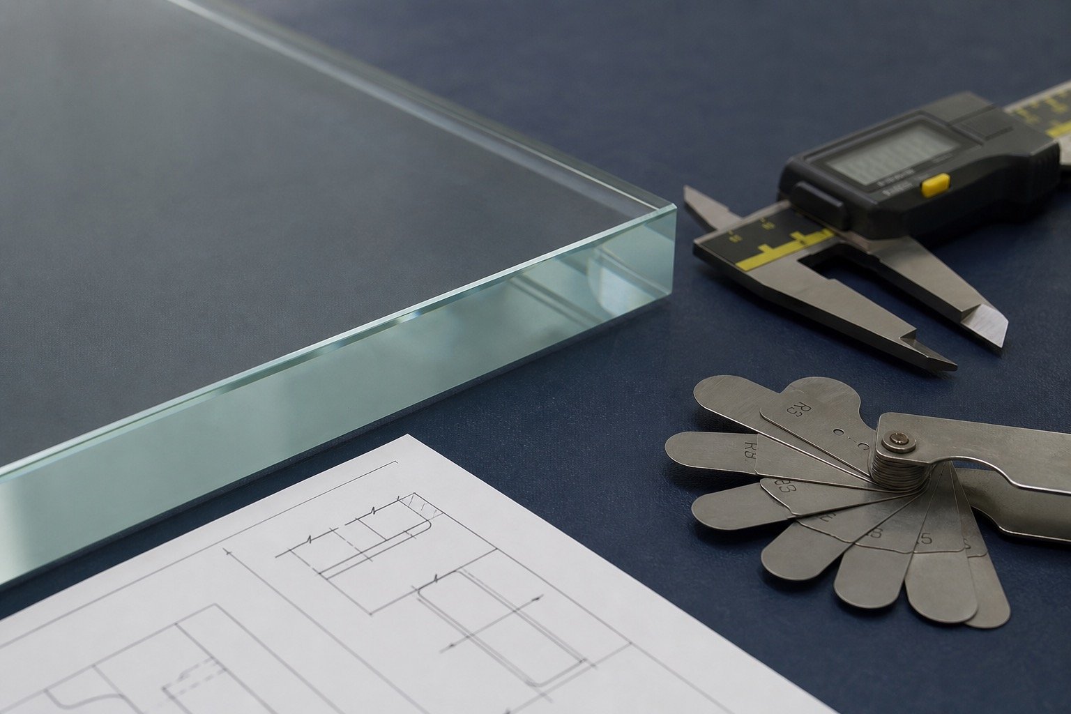 Site conditions considered for acid-etched glass service