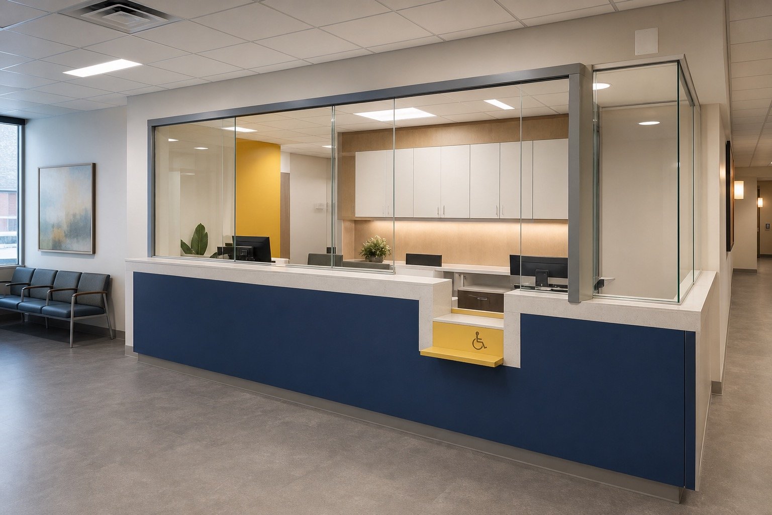 Site conditions considered for interior glazing