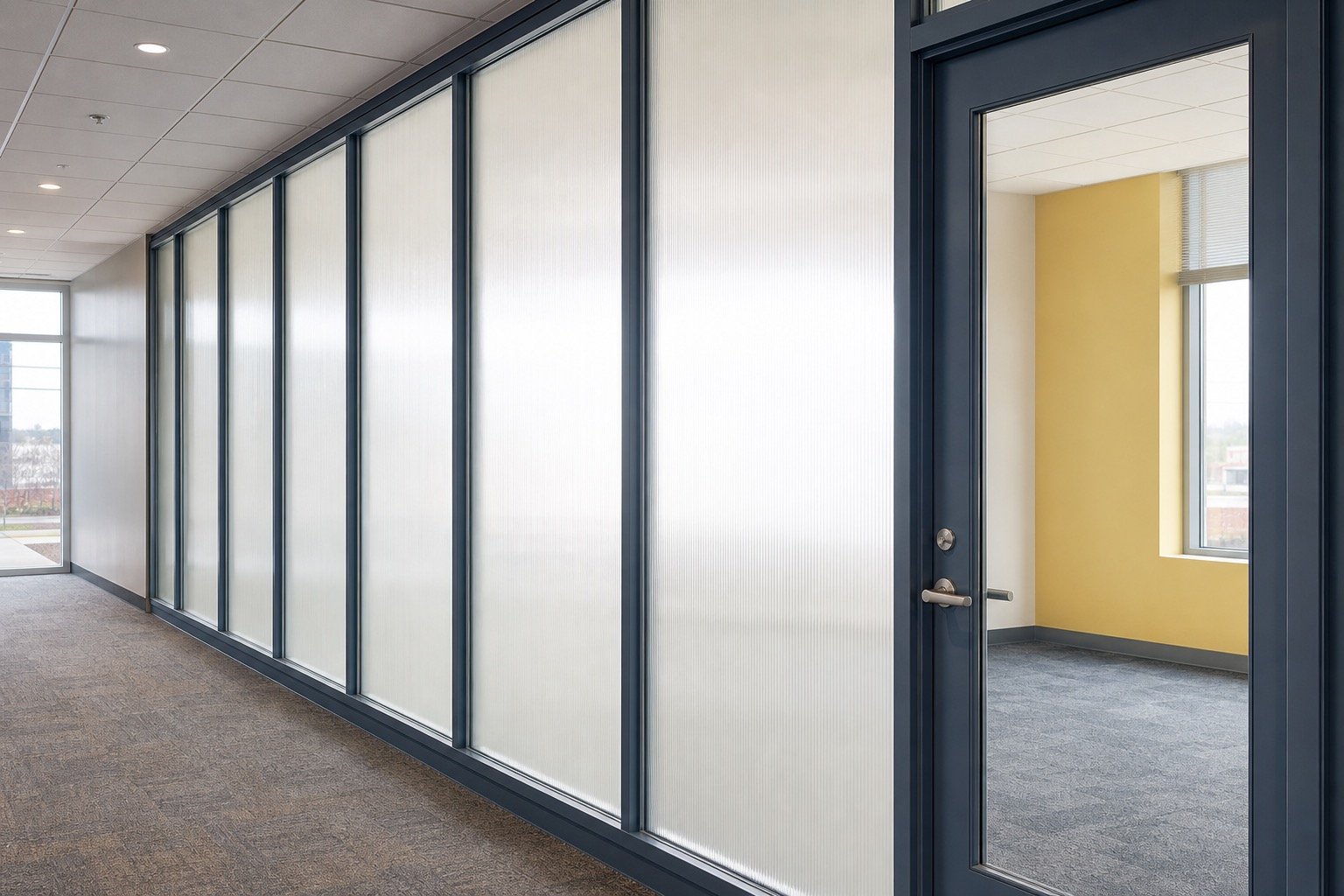 Site conditions considered for fire-rated glass