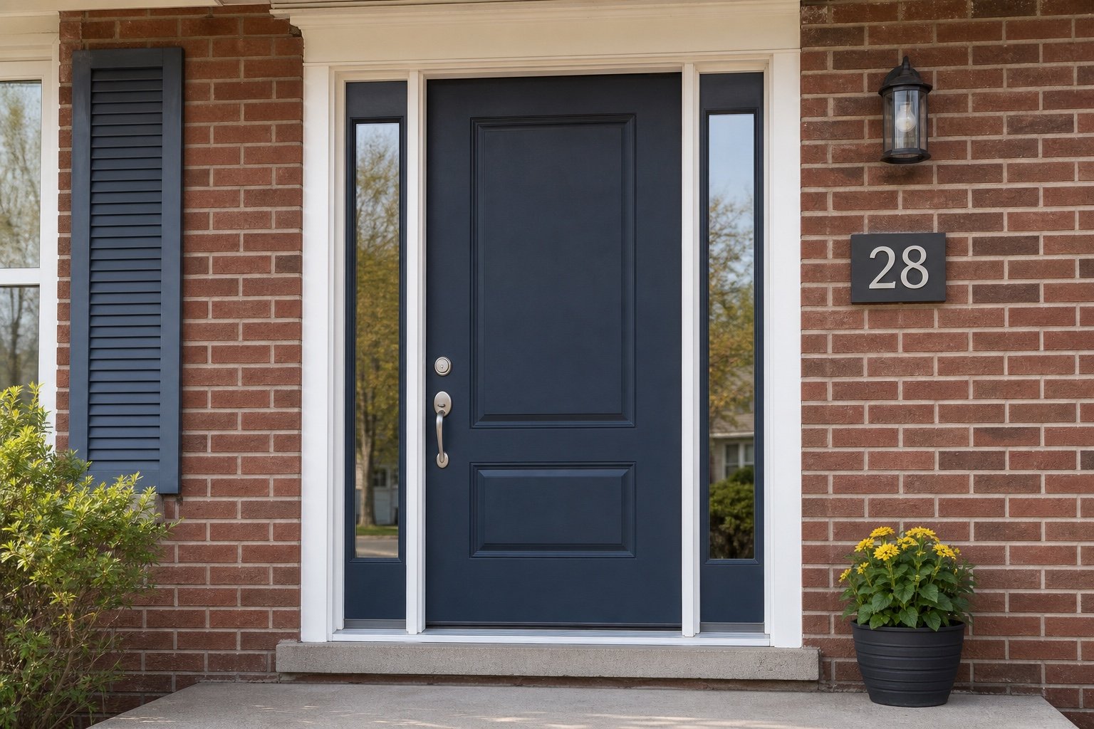 Entry Door With Sidelights Brampton project planning example