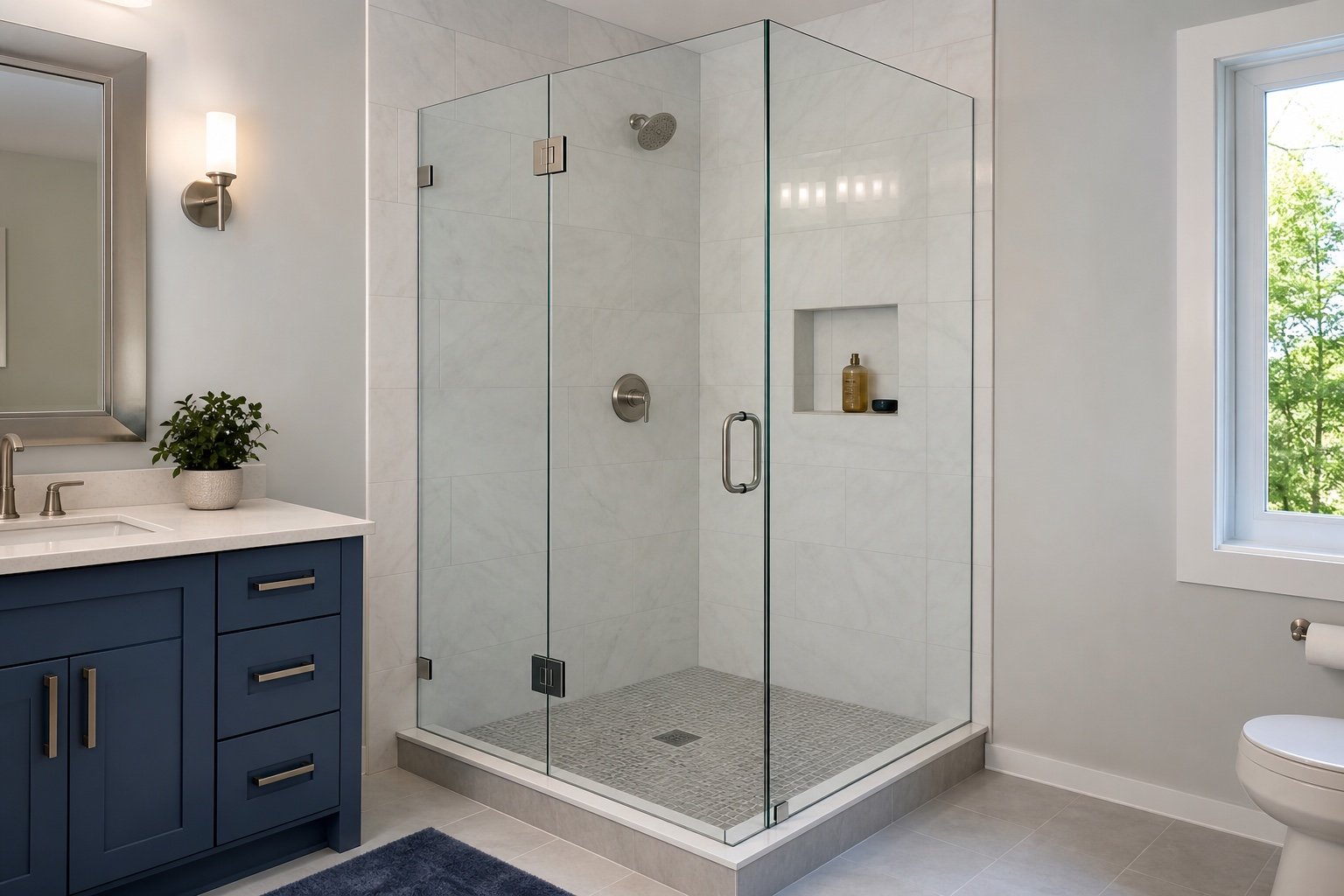 Details reviewed for Right-Angle Pivot Door & Half Panel