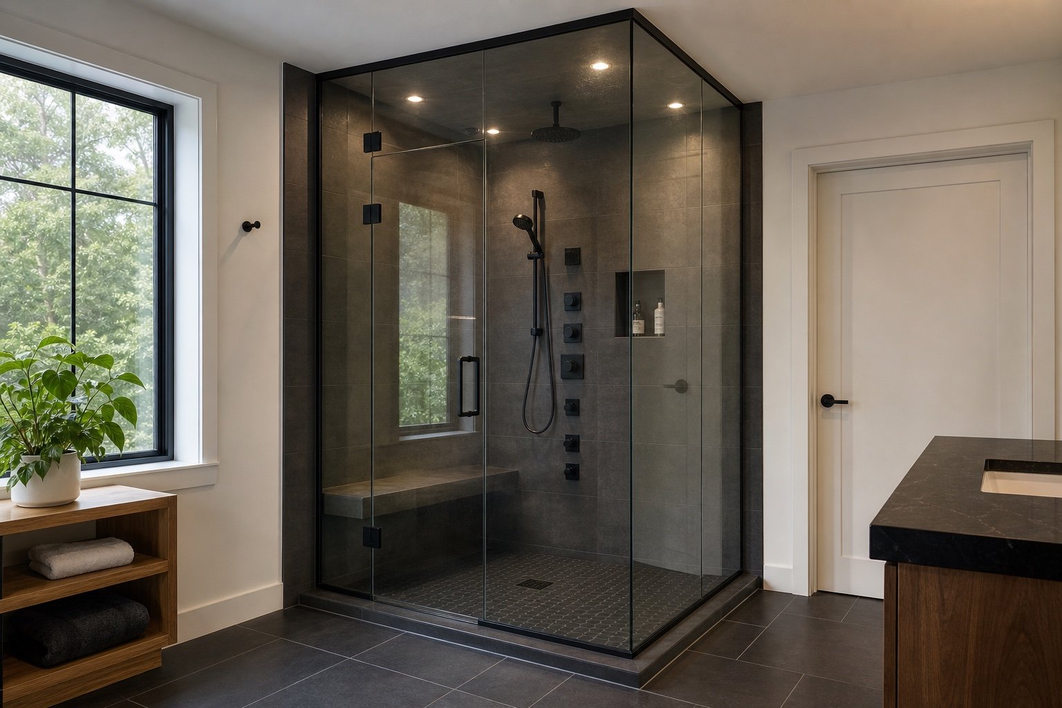 Steam Shower Enclosures Brampton project planning example