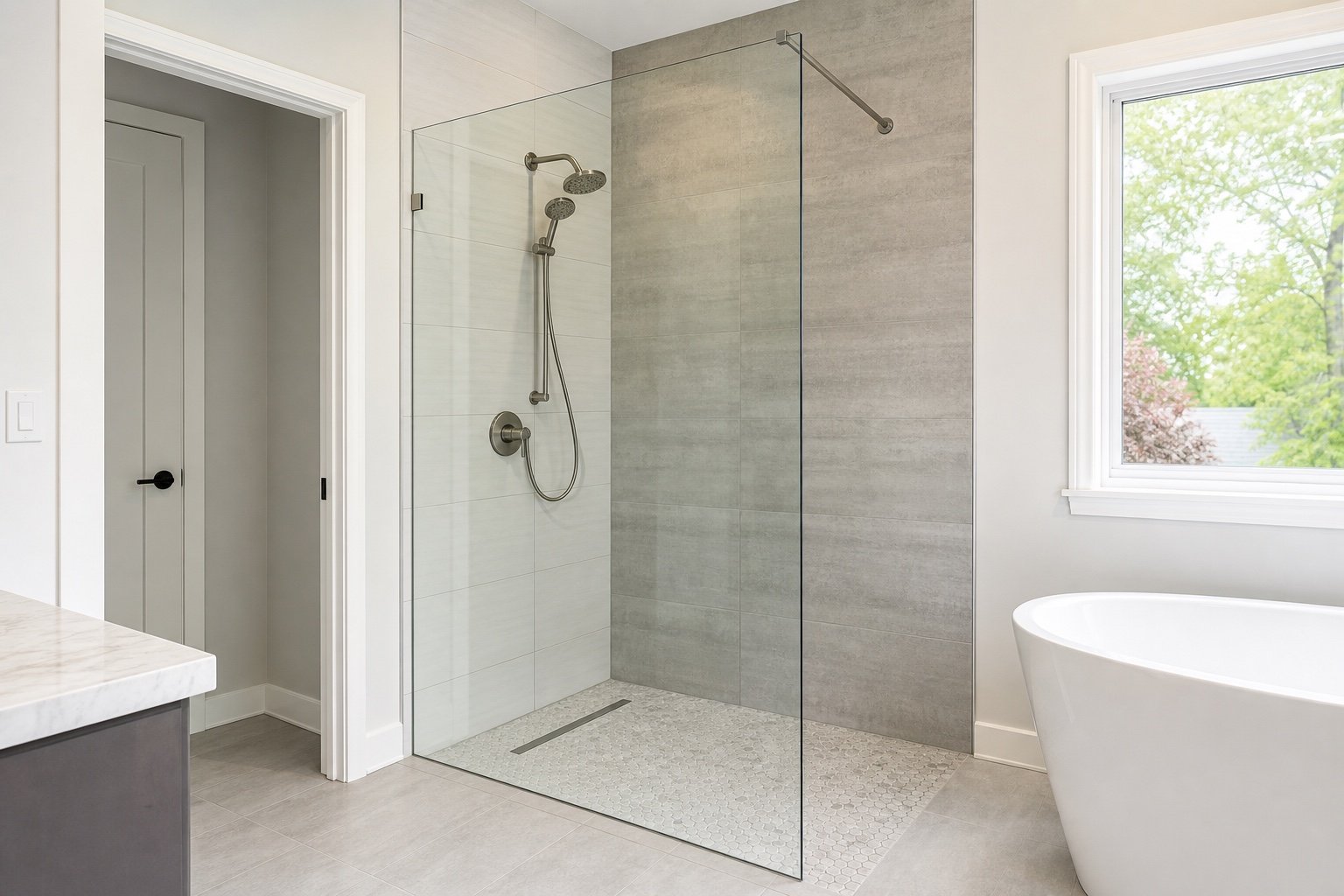 Walk-In Shower Screens Brampton project planning example